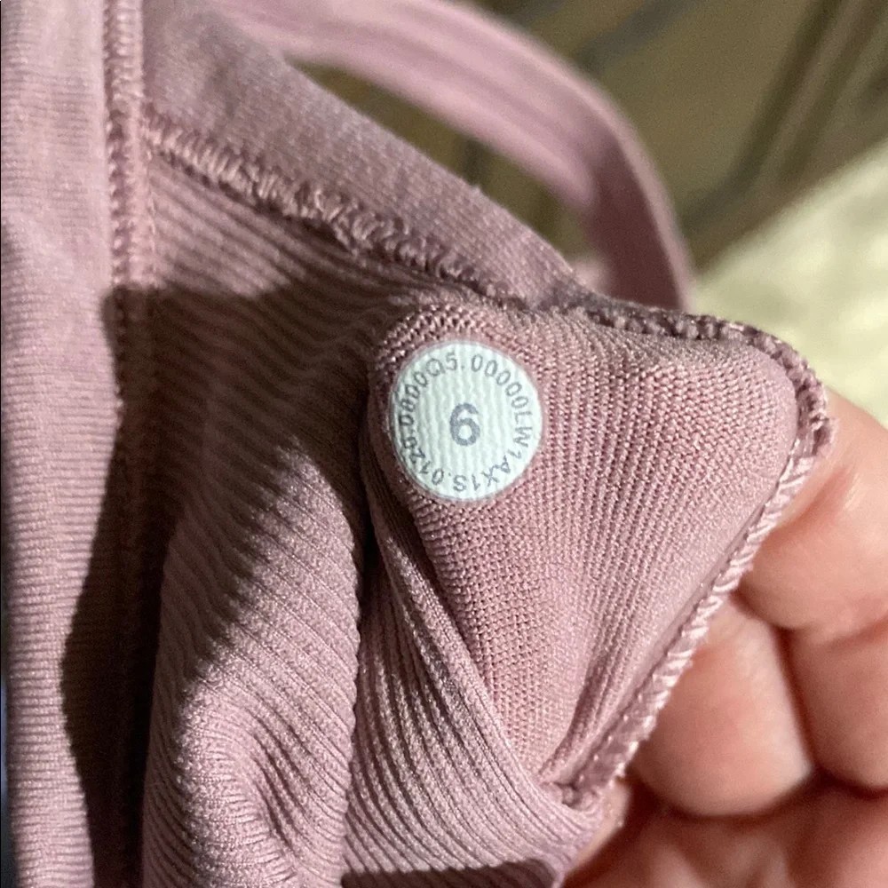 Pink Ribbed Tank Top - Picture 6 of 6